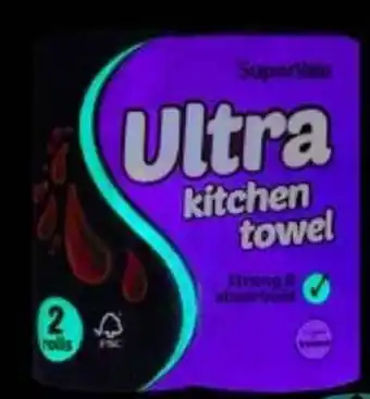 Choithrams Supervalu ultra kitchen towel 2 rolls offer