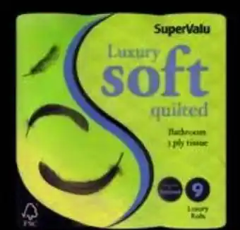 Choithrams Supervalu luxury quilted toilet tissue 9 rolls offer