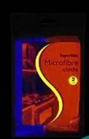 Choithrams Supervalu microfibre cloths 2 pcs offer