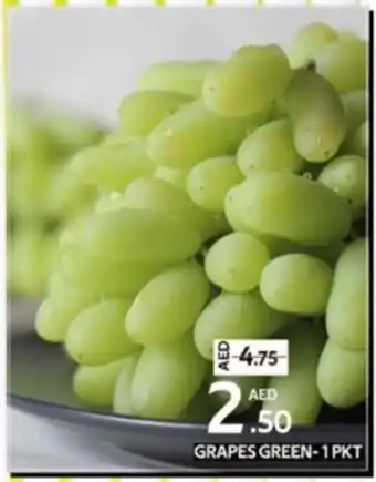 Safari Hypermarket GRAPES GREEN-1 PKT offer