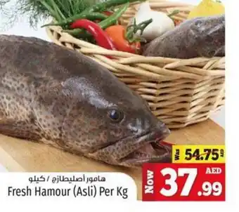 Kenz Hypermarket Fresh hamour (asli) per kg offer