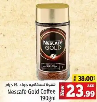 Kenz Hypermarket Nescafe gold coffee 190gm offer