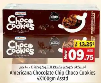 Kenz Hypermarket Americana chocolate chip choco cookies 4x100gm offer