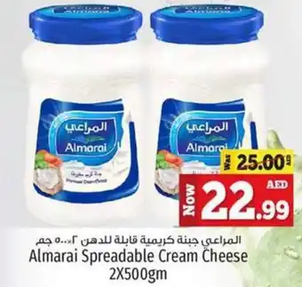 Kenz Hypermarket Almarai spreadable cream cheese 2x500gm offer
