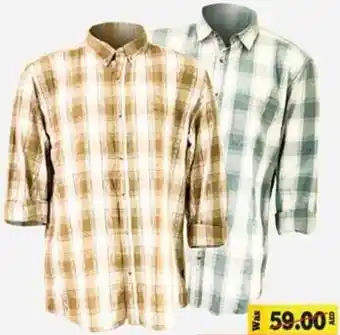 Kenz Hypermarket Men's jumbo full sleeve shirt offer