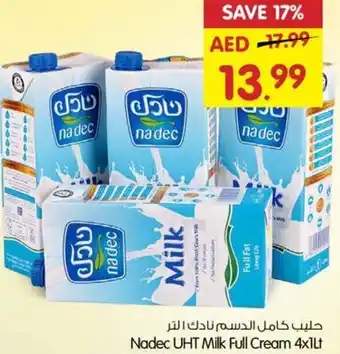 Gala Supermarket Nadec UHT Milk Full Cream 4x1Lt offer