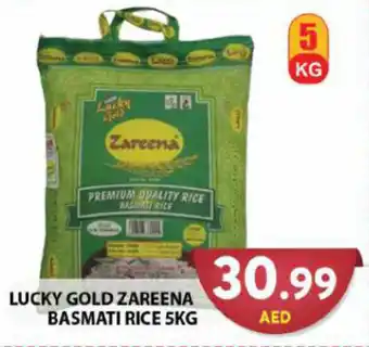 Grand Hyper Market LUCKY GOLD ZAREENA BASMATI RICE 5KG offer