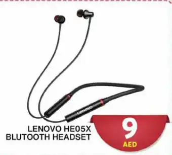 Grand Hyper Market LENOVO HE05X BLUTOOTH HEADSET offer