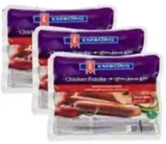 Ajman Market Emborg Chicken Frank 3x340gm offer