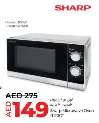 Lulu Hypermarket Sharp Microwave Oven R-20CT offer