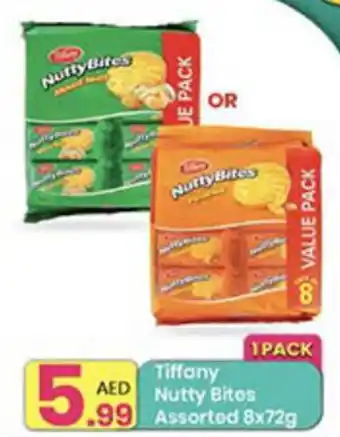 Everyday Center Tiffany Nutty Bitos Assorted 8x72g offer