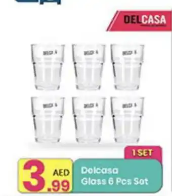 Everyday Center Delcasa Glass 6 Pcs Set offer