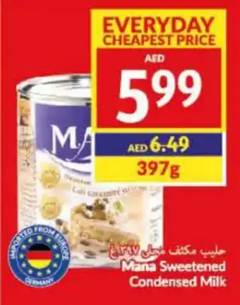 Viva Mana Sweetened Condensed Milk 397g offer