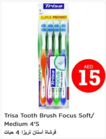 Nesto Trisa Tooth Brush Focus Soft/ Medium 4'S offer