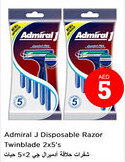 Nesto Admiral J Disposable Razor Twinblade 2x5's offer