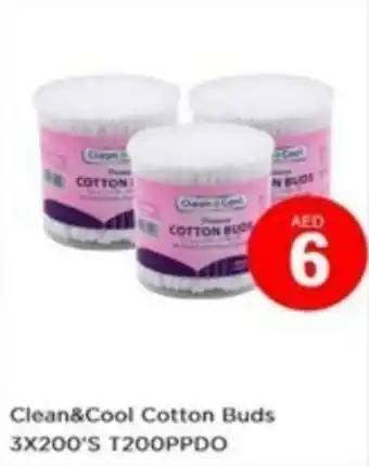 Nesto Clean&Cool Cotton Buds 3X200'S T200PPDO offer