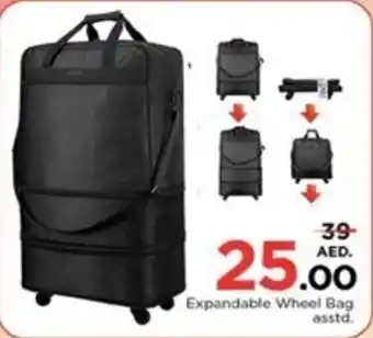 Nesto Expandable Wheel Bag asstd. offer
