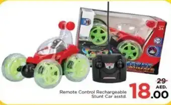 Nesto Remote Control Rechargeable Stunt Car asstd. offer