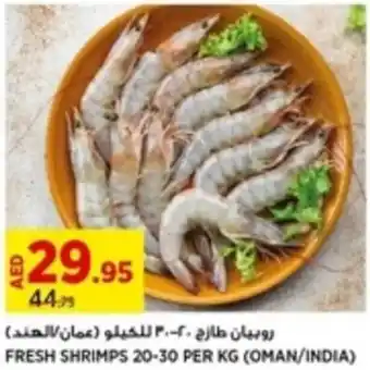 Géant FRESH SHRIMPS 20-30 PER KG offer