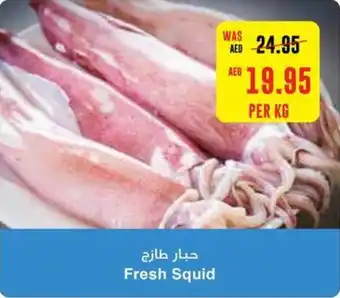 Al Ain Co-op Fresh Squid PER KG offer