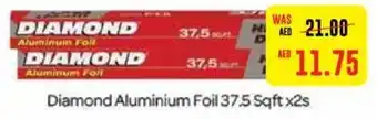 Al Ain Co-op Diamond Aluminium Foil 37.5 Sqft x2s offer