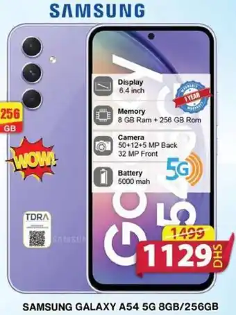 Grand Mall Sharjah Samsung Galaxy A54 5G 8GB/256GB offer