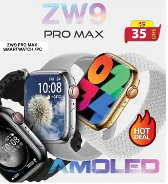 Grand Mall Sharjah ZW9 Pro Max Smartwatch/PC offer