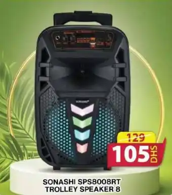 Grand Mall Sharjah SONASHI SPS8008RT TROLLEY SPEAKER 8 offer