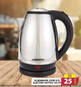 Grand Mall Sharjah OLSENMARK ELECTRIC KETTLE 1.8 LTR offer