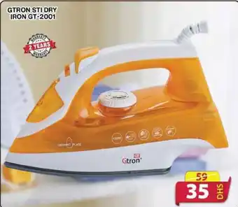 Grand Mall Sharjah GTRON STI DRY IRON GT-2001 offer