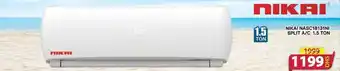 Grand Mall Sharjah NIKAI NASC18131NI SPLIT A/C 1.5 TON offer