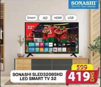 Grand Mall Sharjah SONASHI SLED3208SHD LED SMART TV 32 offer