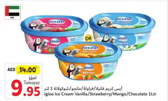 Union Coop Igloo Ice Cream Vanilla/Strawberry/Mango/Chocolate 1Ltr offer