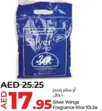Lulu Hypermarket Silver Wings Fragrance Rice 10Lbs offer