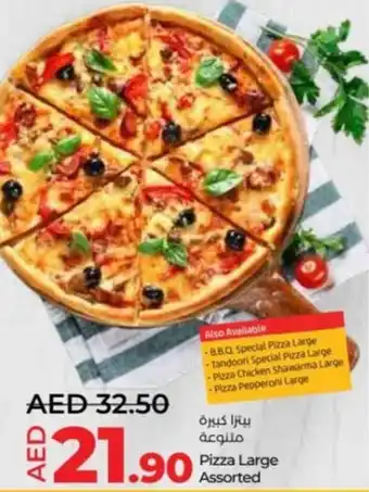 Lulu Hypermarket Pizza Large Assorted offer