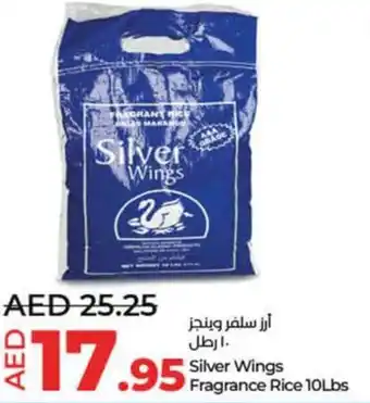 Lulu Hypermarket Silver Wings Fragrance Rice 10Lbs offer