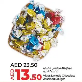 Lulu Hypermarket Vigos Limedo Chocolate Assorted 500gm offer