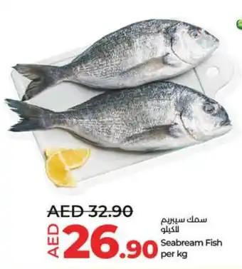 Lulu Hypermarket Seabream Fish per kg offer