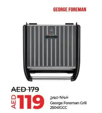 Lulu Hypermarket George Foreman Grill 25041GCC offer
