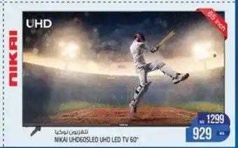 Safari Hypermarket NIKAI UHD60SLED UHD LED TV 60° offer