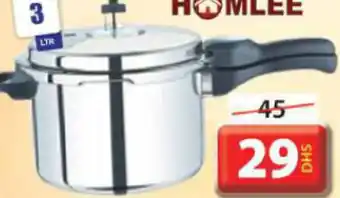 Grand Mall Sharjah Homlee pressure cooker 3LTR offer