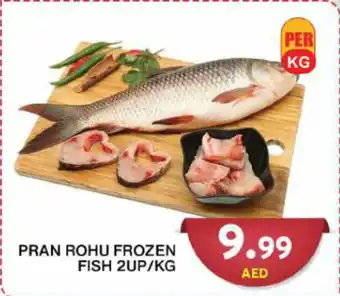 Grand Mall Sharjah Pran rohu frozen fish per kg offer