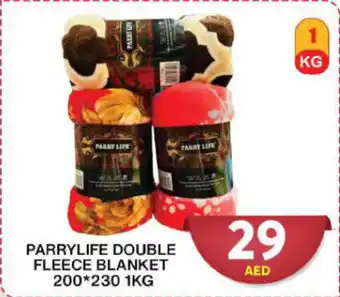 Grand Mall Sharjah Parrylife double fleece blanket 200*230 1kg offer