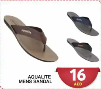 Grand Mall Sharjah Aqualite mens sandal offer