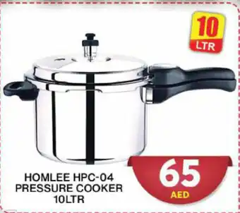 Grand Mall Sharjah Homlee HPC-04 pressure cooker 10ltr offer