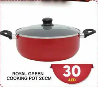 Grand Mall Sharjah Royal green cooking pot 26cm offer