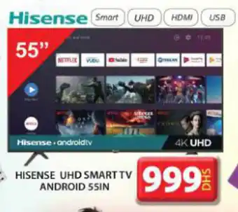 Grand Mall Sharjah HISENSE UHD SMART TV ANDROID 55IN offer