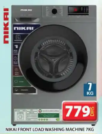 Grand Mall Sharjah NIKAI FRONT LOAD WASHING MACHINE 7KG offer