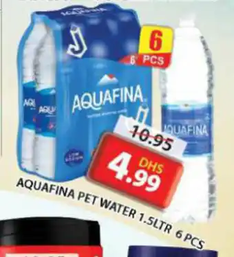 Grand Mall Sharjah AQUAFINA PET WATER 1.5LTR 6 PCS offer