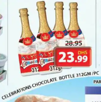 Grand Mall Sharjah CELEBRATIONS CHOCOLATE BOTTLE 312GM/PC offer